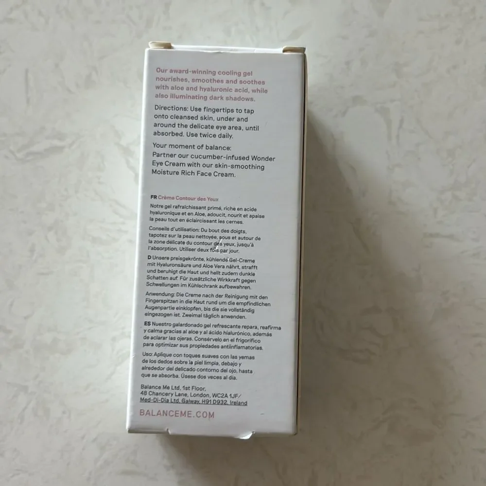 Balance me wonder eye cream - new in the box